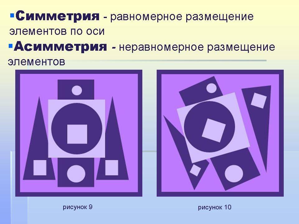 Строгость и уравновешенность форм соподчиненность частей и симметрия как образцы композиции это