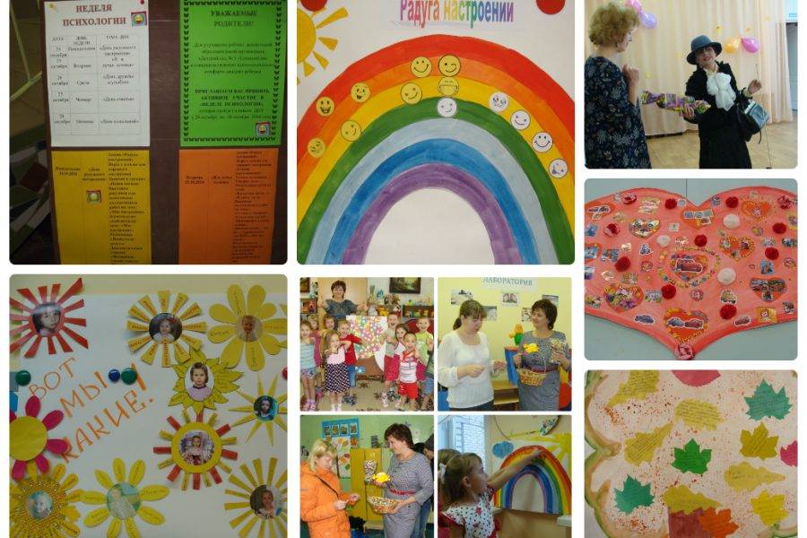 Неделя психологии в детском саду интересные разработки