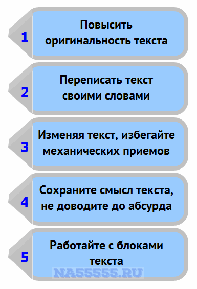 Как повысить уникальность проекта