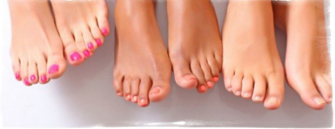 Указательные пальцы ног