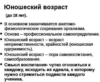 Психология юности