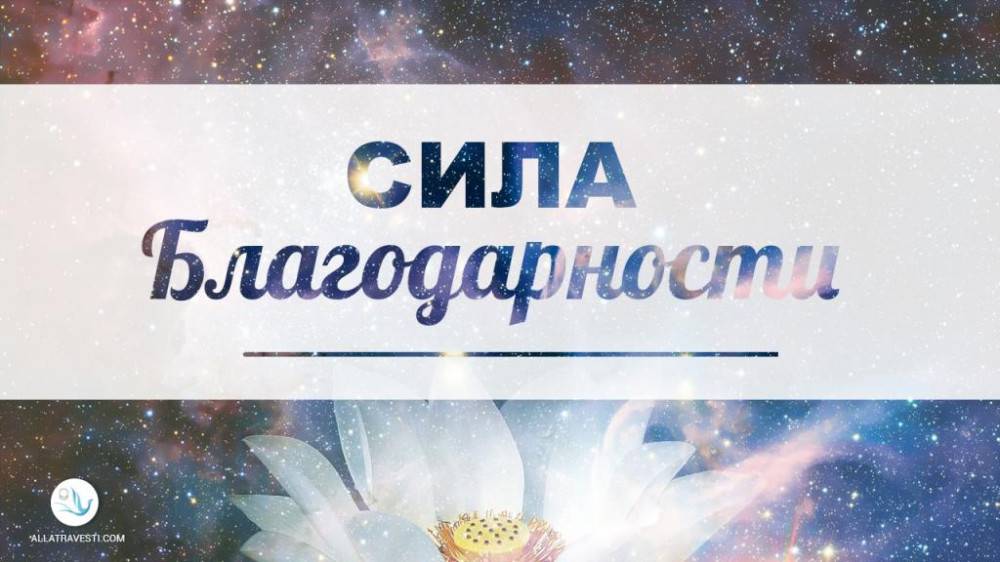 Великая сила благодарности. статья. духовная психология. самопознание.ру