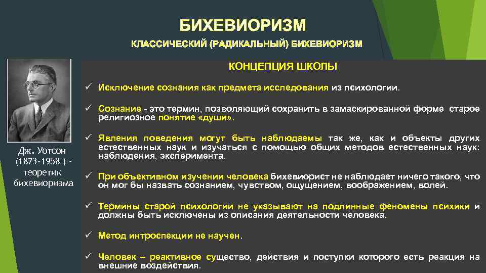 Бихевиоризм или измерение поведения