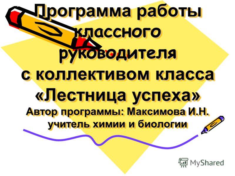 Программа работы с классом. Автор программы успех. Презентация опыта работы классного руководителя лестница успеха.