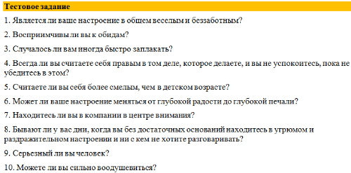 Психологическое тестирование при приеме на работу в госслужбу образец