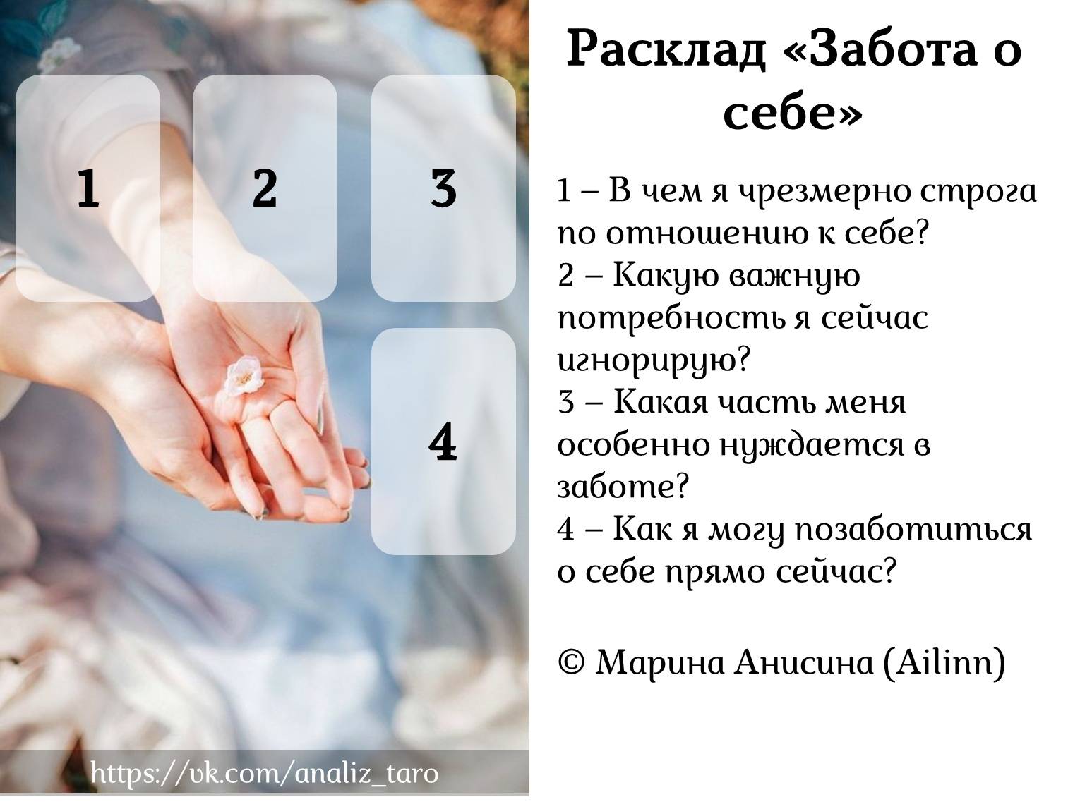 Годовой план нежности к себе