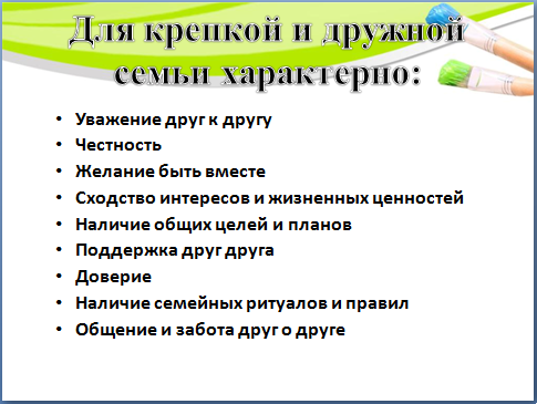 Индивидуальный исследовательский проект "семья в современном обществе"