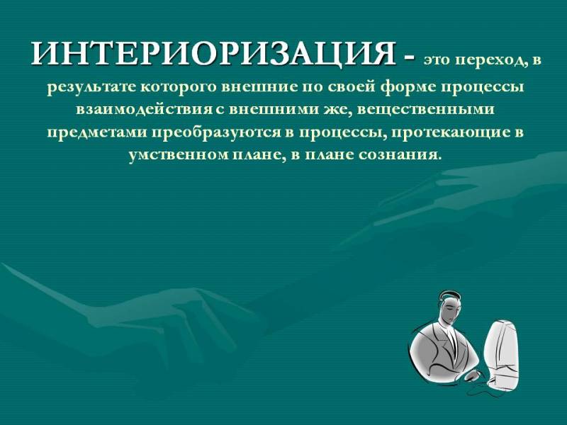 Популярная психологическая энциклопедия интериоризация