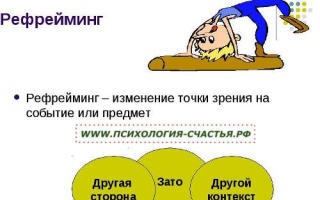 Позитивный рефрейминг