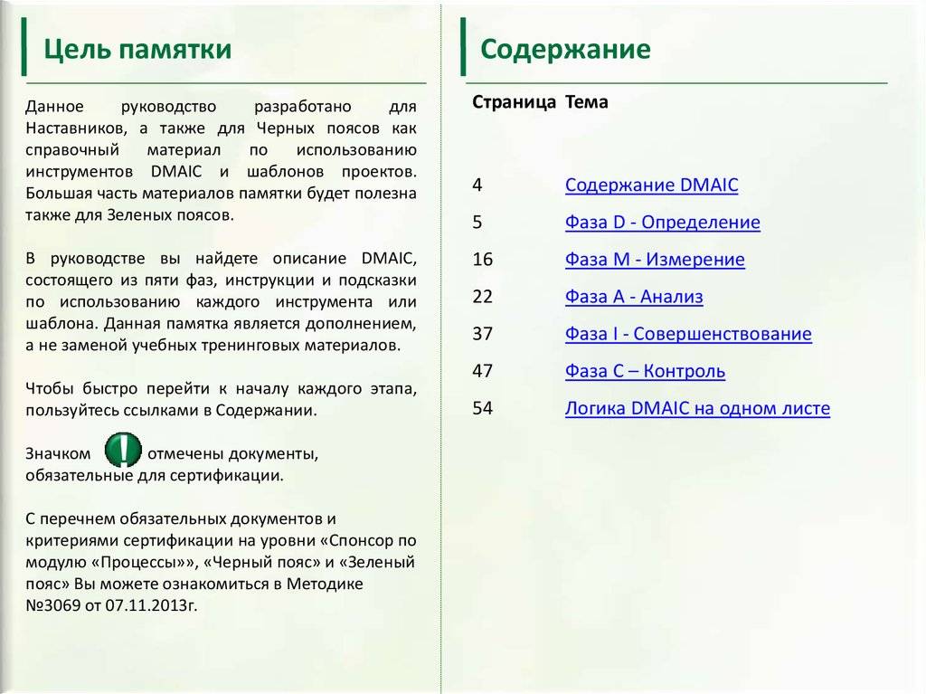 Памятка по созданию мини проекта моя фирма