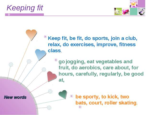 Keeping fit презентация