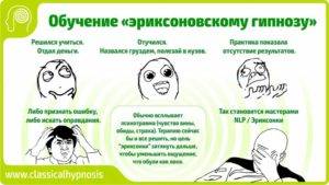 Классический vs эриксоновский гипноз