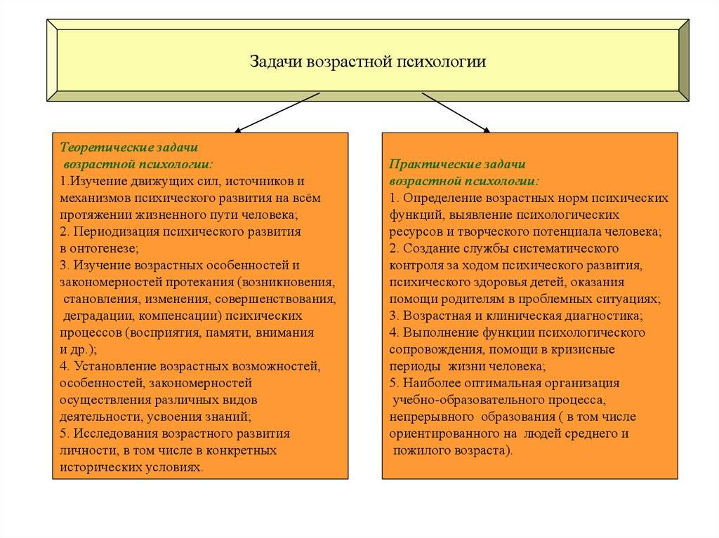 Психология развития это. Теоретические и практические задачи возрастной психологии. Задачи научного исследования возрастной психологии. Теоретические задачи возрастной психологии. Цель психологии развития и возрастной психологии.